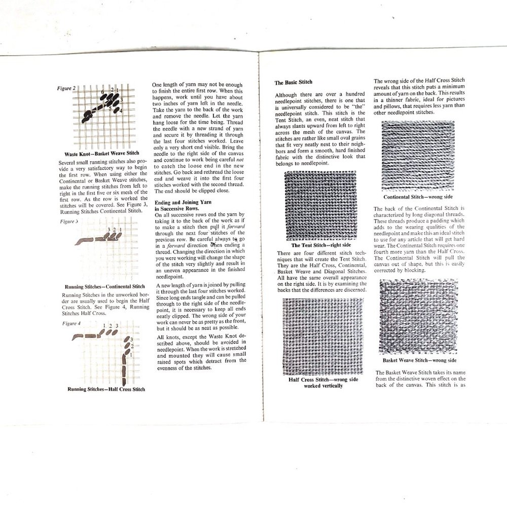 Beginner's Needlepoint Margaret Boyles Columbia Minerva Book 207 36 Pages 1972 - Picture 7 of 16